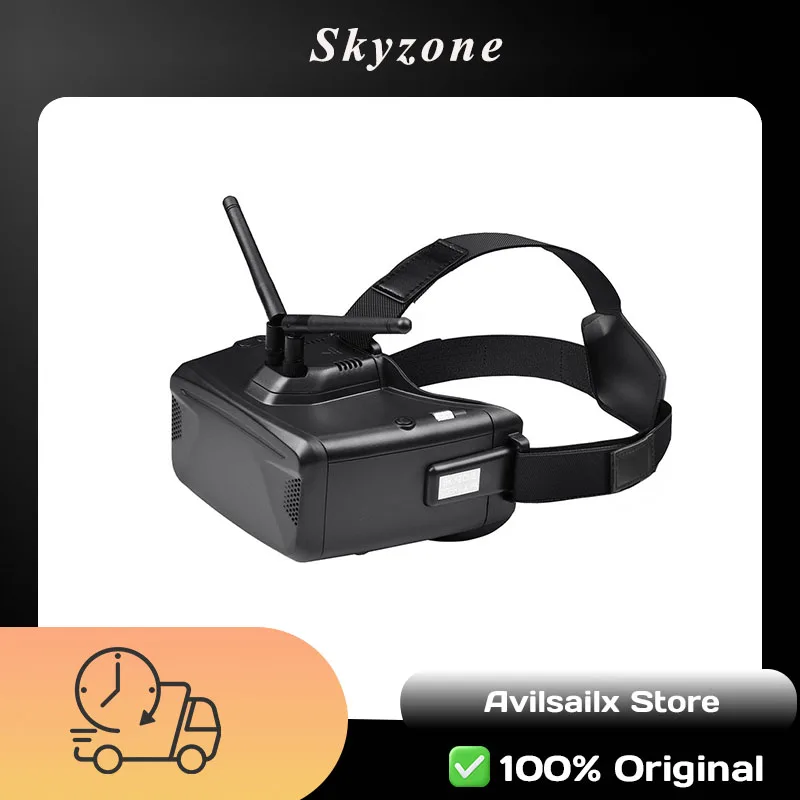 Skyzone Cobra X V4 FPV Goggles SteadyView Receiver DVR for FPV Racing Drone，NO Battery
