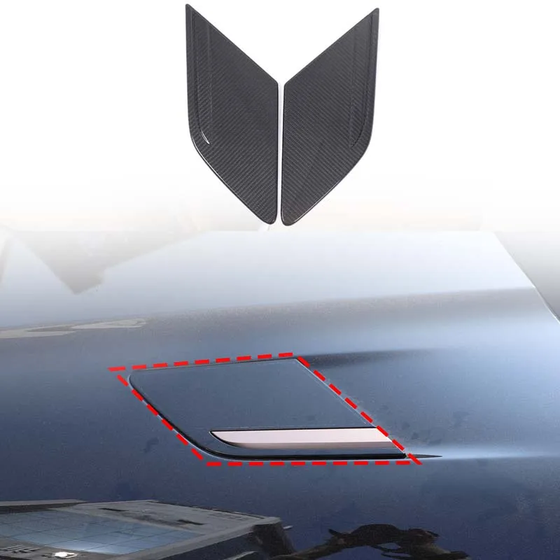 

Real Carbon Fiber For Land Rover Range Rover Sport 2023+ Car engine cover both sides decorative cover stickers car accessories