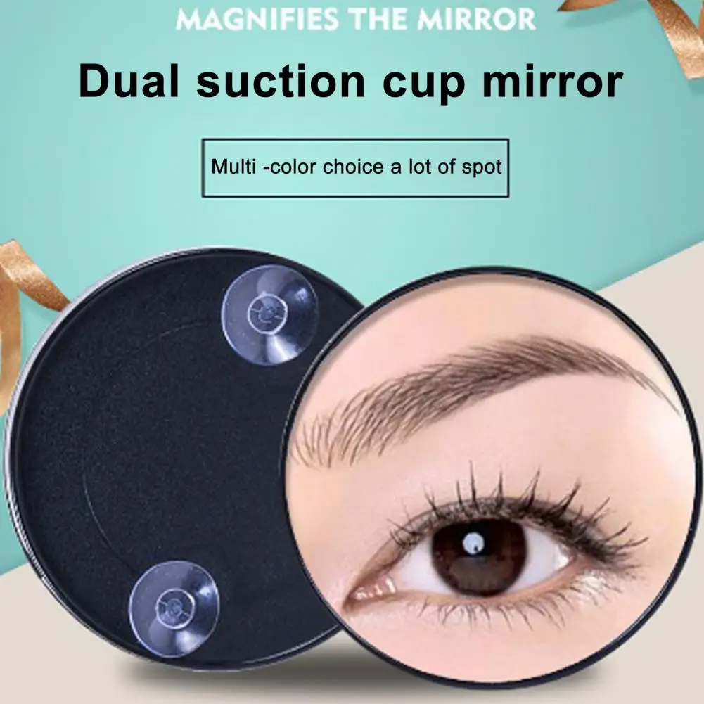 Durable Cosmetic Mirror High Clarity Magnification Round Shape 30X Magnifying Cosmetic Mirror