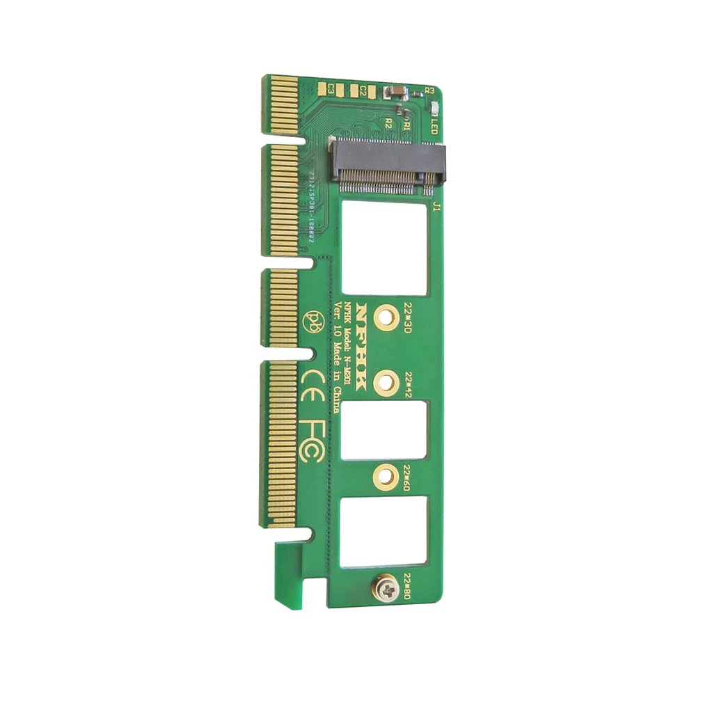 NVMe M.2 NGFF SSD ถึง PCIe X4 อะแดปเตอร์การ์ดใช้งานร่วมกับ PCIe X4 X16 - Storage Expansion Bridge