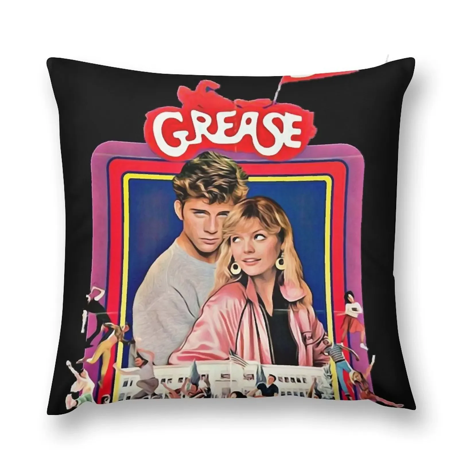 Grease 2 Classic 80 s Film Essential T-Shirt Throw Pillow pillow cover christmas ornamental pillows pillow