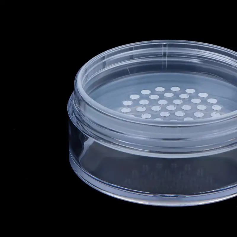 1 Stück 15g Leerer Kosmetikbehälter, Make-up-Kompakt, Tragbare Lose-Puder-Box, Kunststoff-Lose-Puder-Dose mit Sieb – Detail 13