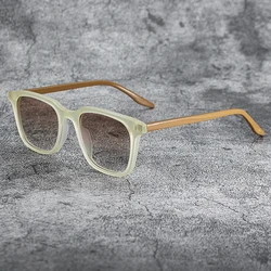 New Men Retro Square Frame Sunglasses Classic Brand Square Retro Polarized Sunglasses Anti-Uv Men And Women'S Driving Glasses