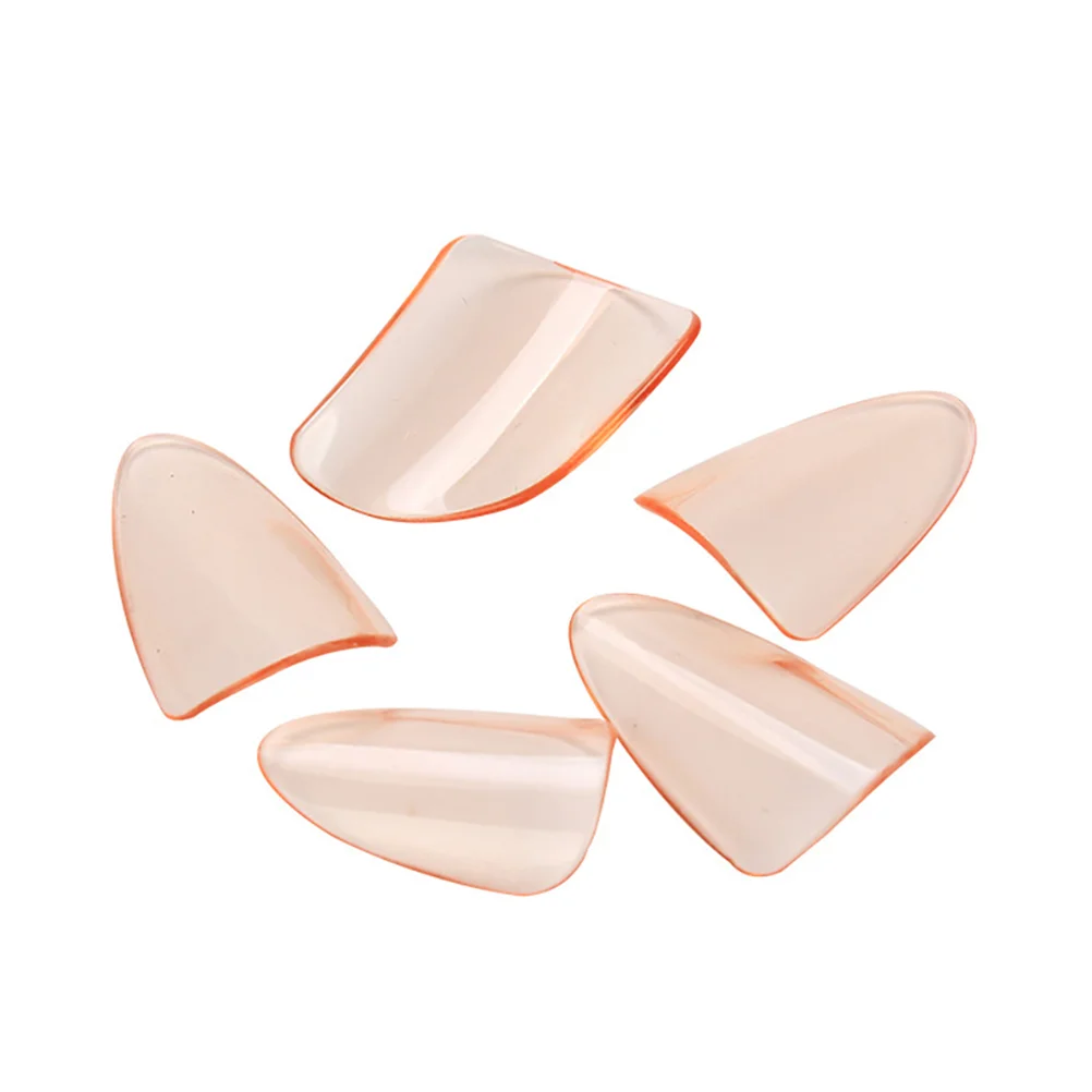 5 Pcs Electrical Tools Pipa Nails Accessories Fingertip Protection Covers Pick Protective Orange Practice Child