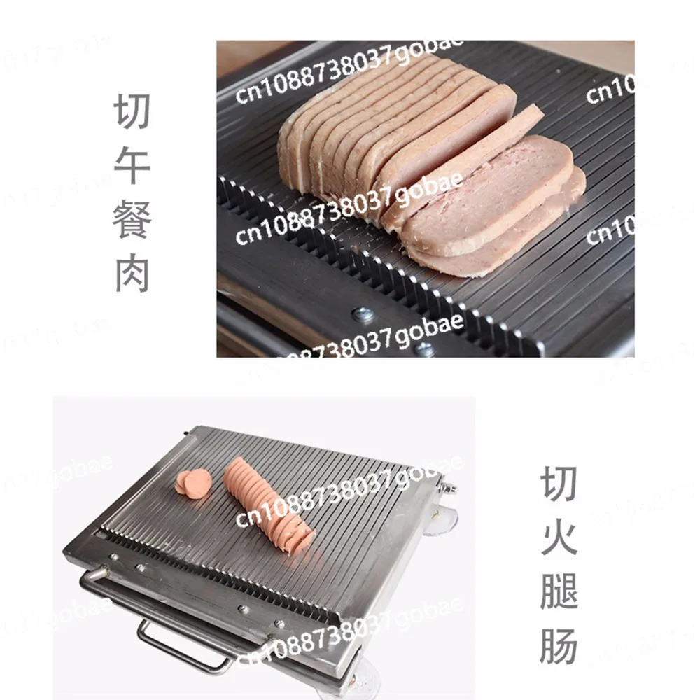Hand Press and Cut Cold Skin Machine, Luncheon Meat, Ham Sausage, Duck Blood Tofu Slicing, Artifact Slicer, Cutting Machine