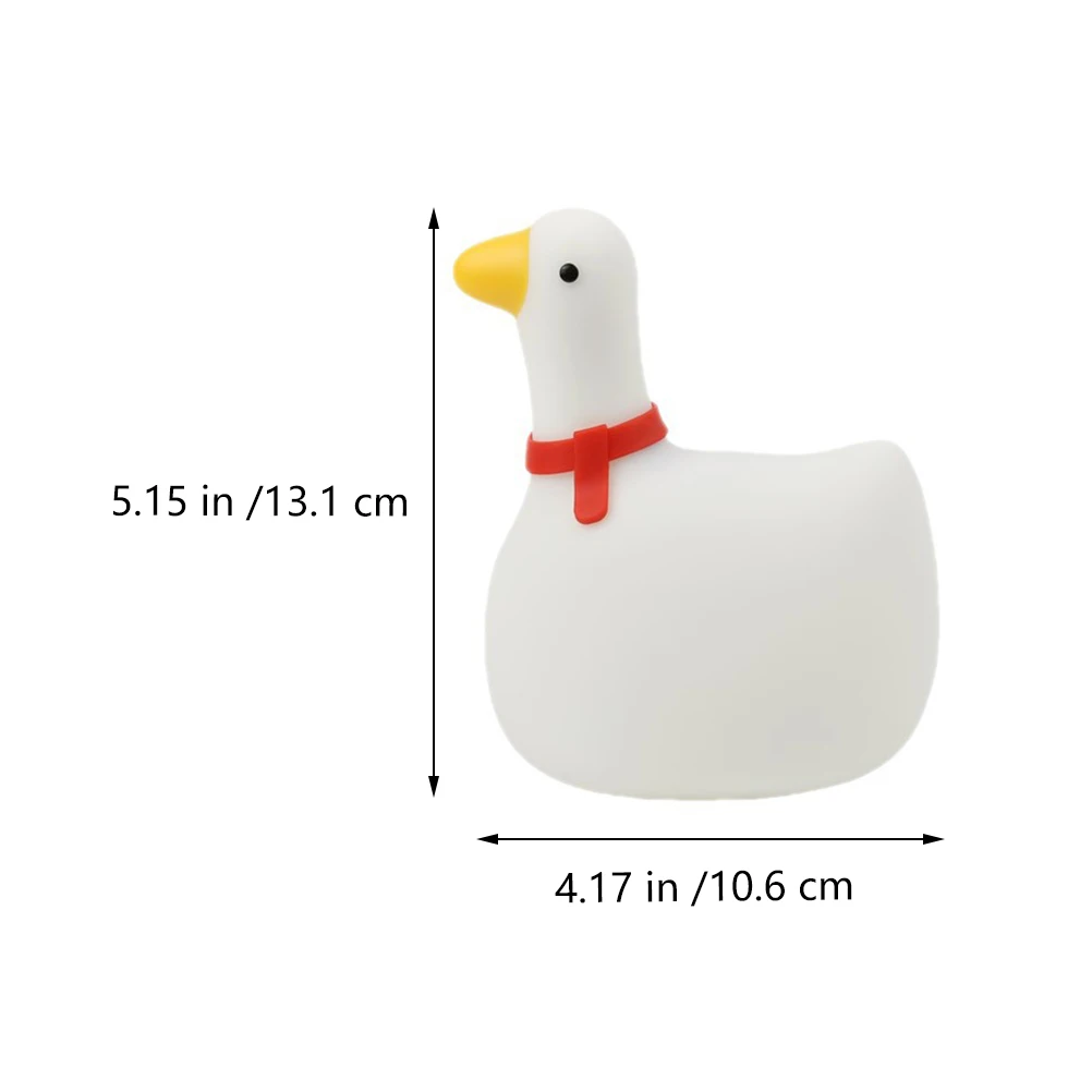 

Rocking Goose Silicone Lamp Baby Night Light Nursery Kids Desk Animal Childrens Decor Durable Premium Material Safe Comfortable