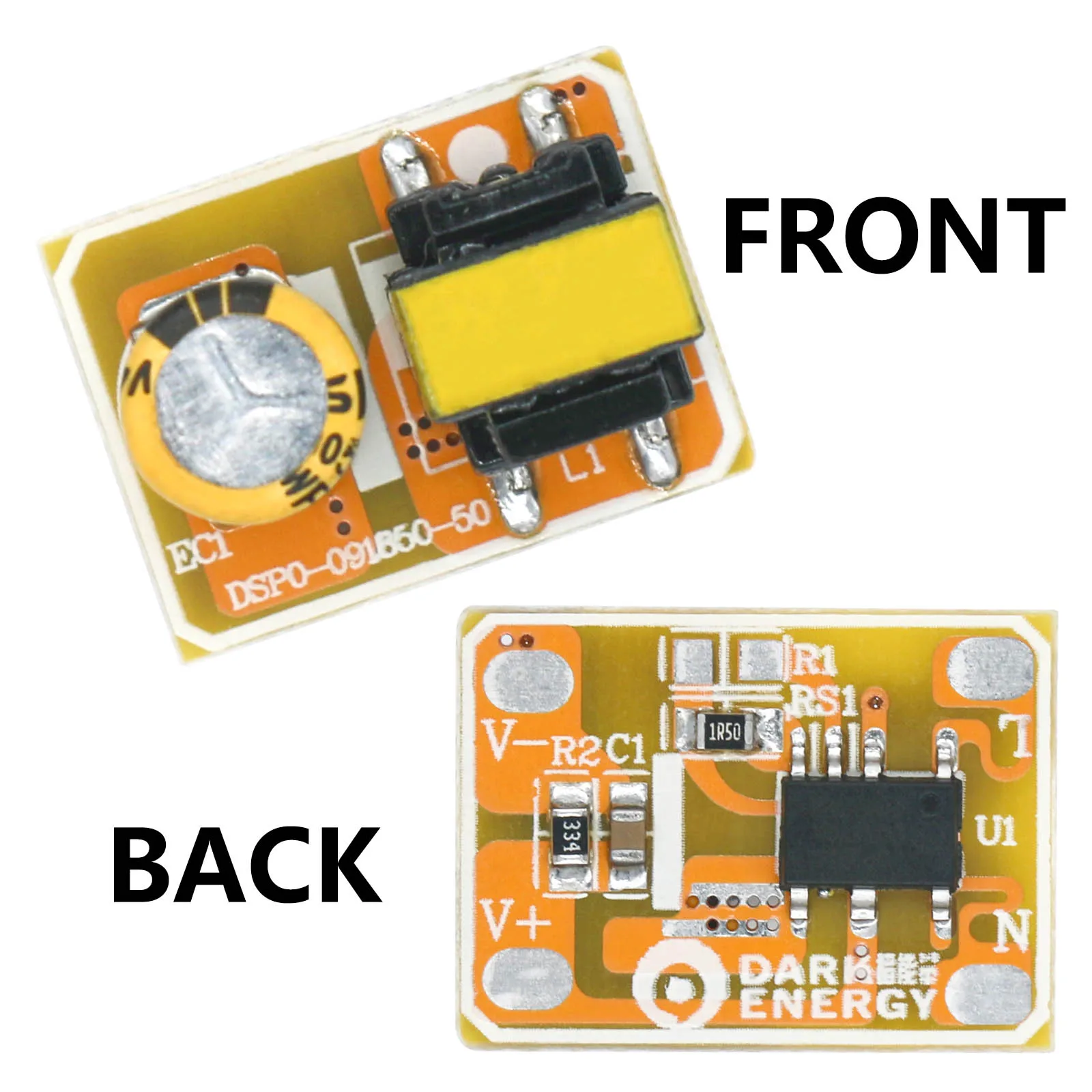 10pcs 3-18W Mini LED Driver DC 30-160V 115mA Non Isolation Power Supply Module AC 175-265V Lighting Transformers For LED Bulbs