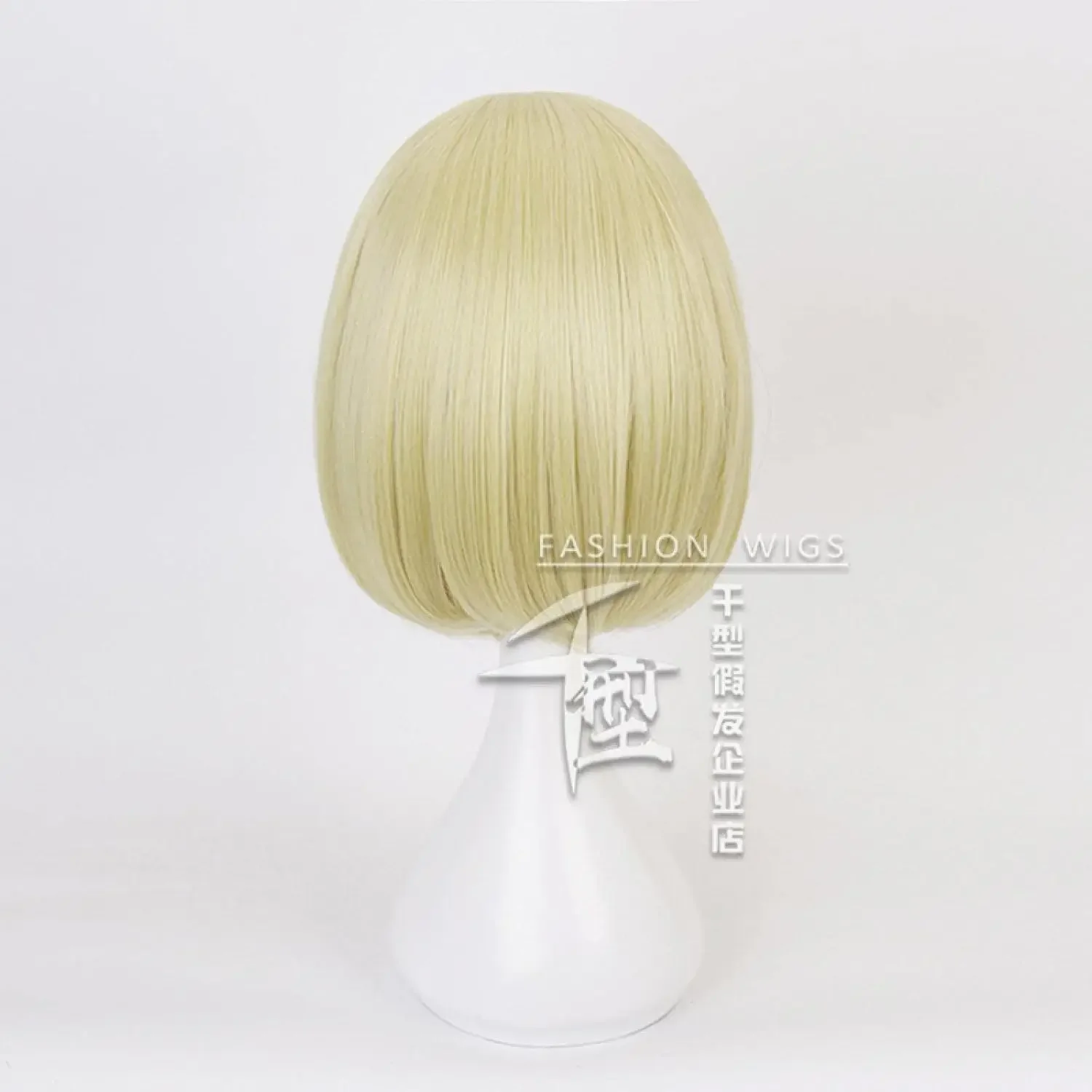 Synthetic Hair Twisted Wonderland Rook Hunt Cosplay Short Blonde Wig Halloween Party Props Men Women