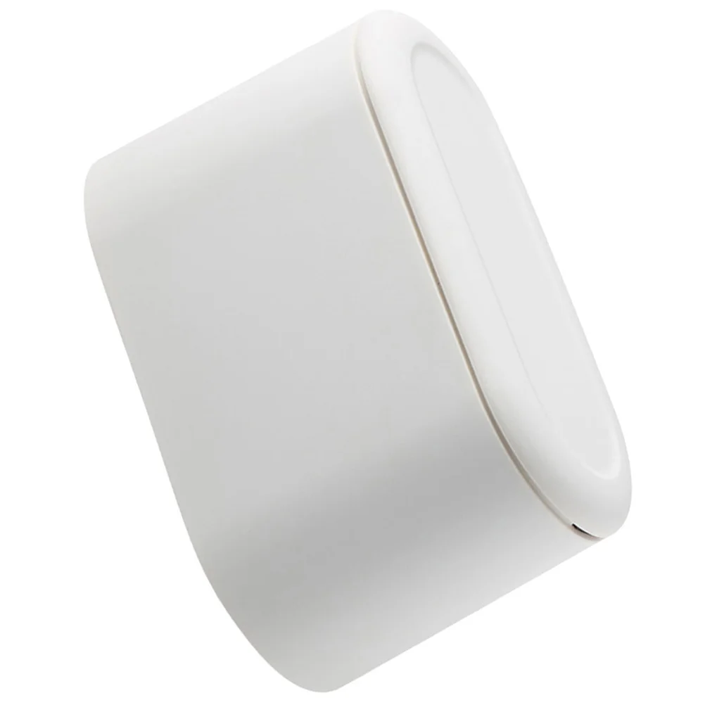 

Desktop Press Lid Trash Can Large Capacity Small Plastic Waste Bin For Bathroom Bedroom Dorm Garbage Container