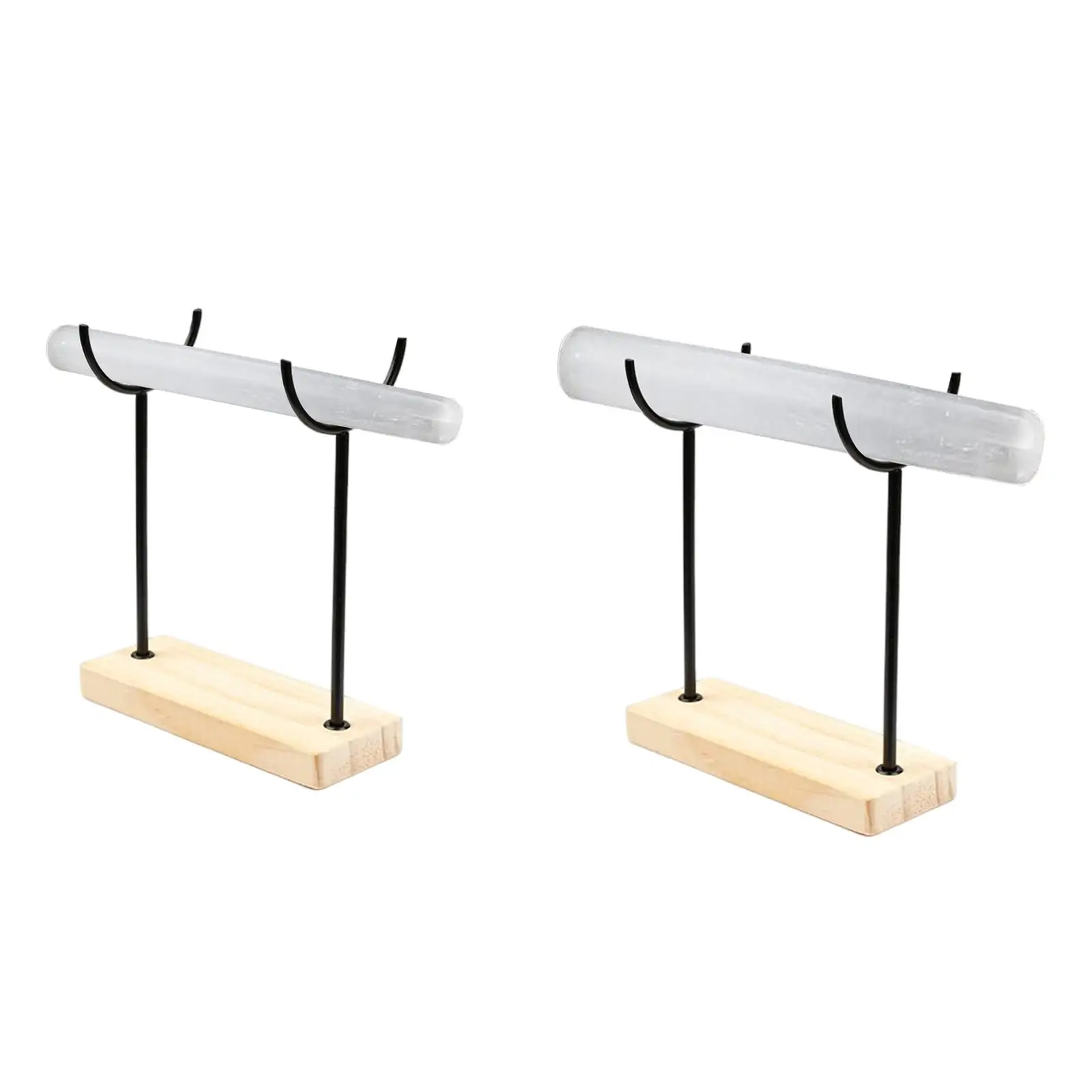 Selenite Bracelet Holder Display Jewelry Holder Organizer Versatile Jewelry Display for Necklace Home Organization Showcase