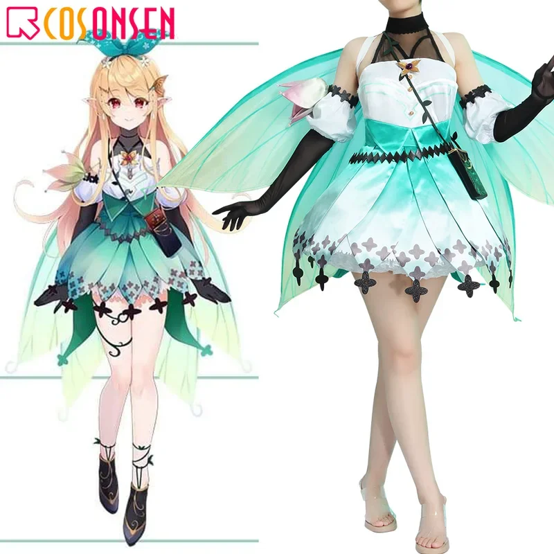 Vtuber Nijisanji Pomu Rainpuff Cosplay Suit Animal Game Suit Love Maid Dress Wing Uniform Halloween Party Suits