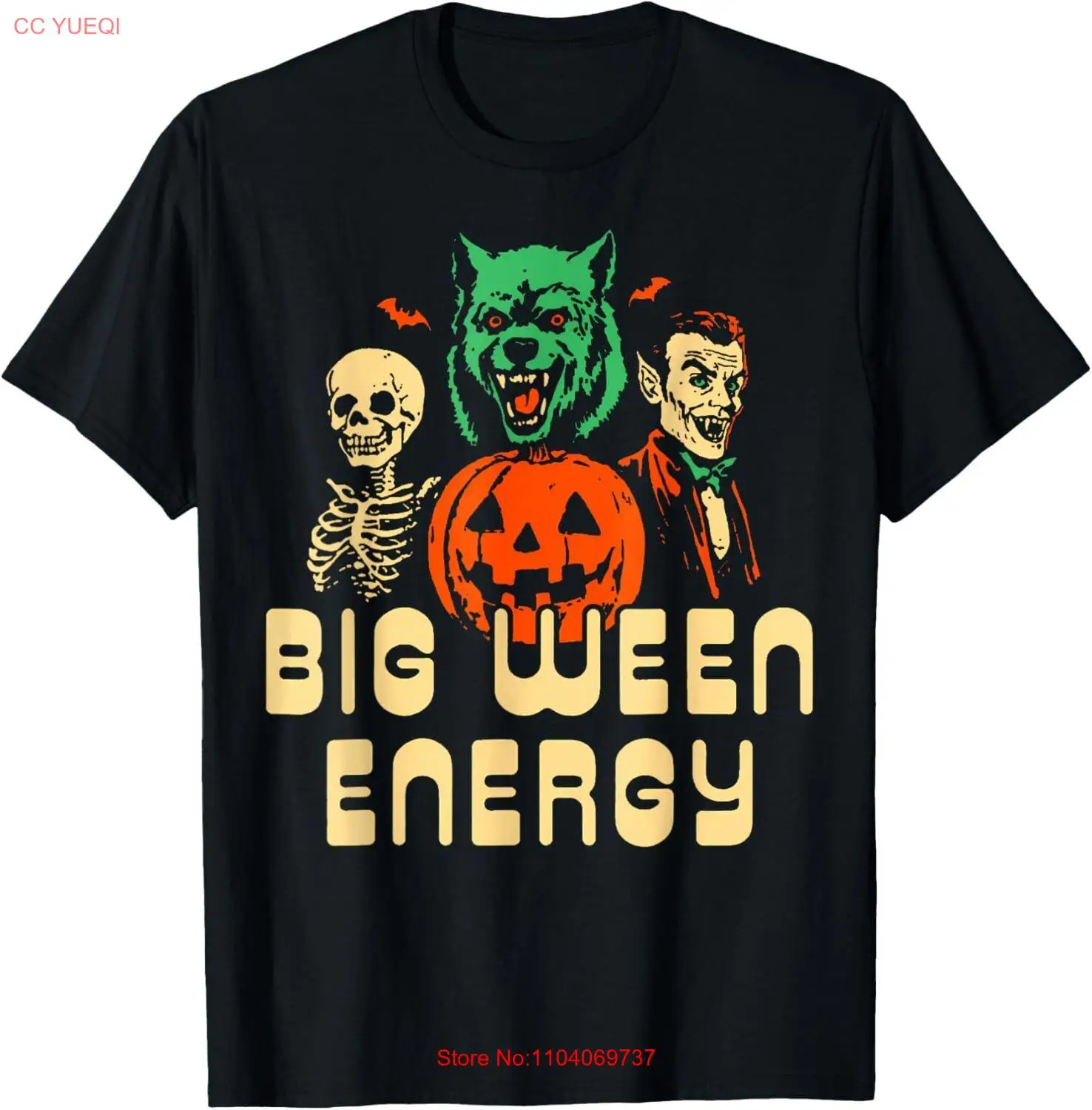 Camiseta Unisex divertida de Halloween, gran energía