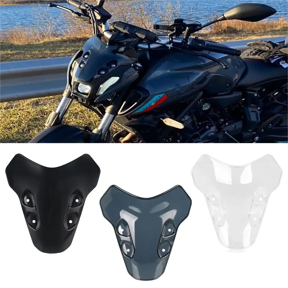 

MT07 Motorcycle Windshield Screen Visor Windscreen Double Bubble Wind Deflector For YAMAHA MT-07 MT 07 mt07 2021 2022 2023