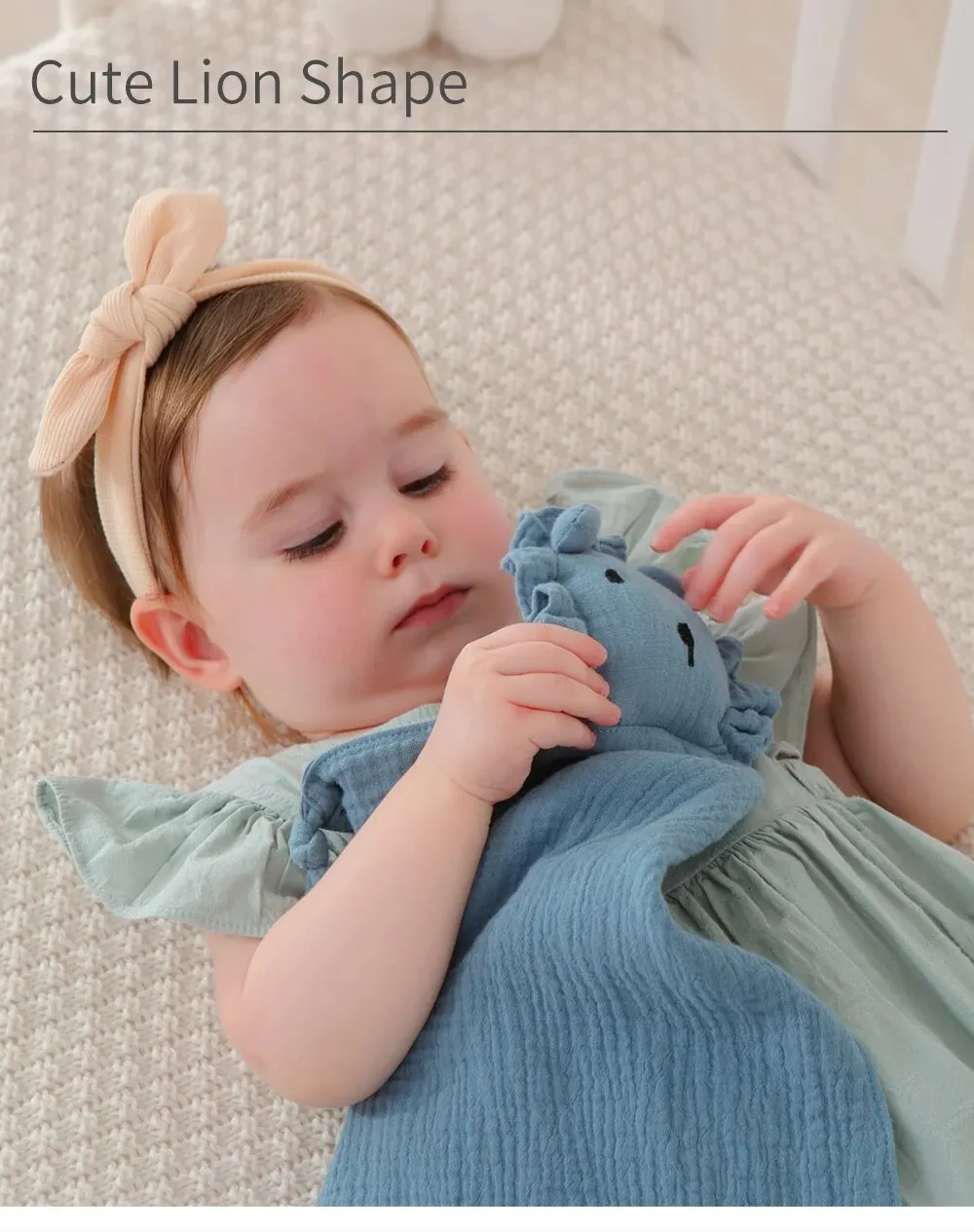 Musselin Baby Komfort Handtuch Baumwolle Tröster Decke Weiche Neugeborene Schlaf Puppen Kinder Mode Schlaf Spielzeug Beruhigen Beschwichtigen Handtuch Lätzchen – Detail 17