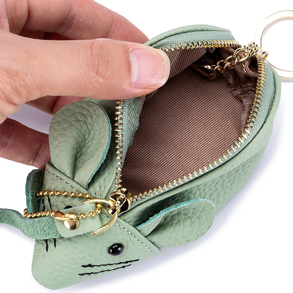 

Cute Mouse Coin Purse Small Wallet Random Color Compact Mini Change Purse Small Zipper Wallet for Daily Use