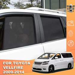 For Toyota VELLfire ALPHARD GH20 2008-2015 Magnetic Car Sunshade Front Windshield Curtain Rear Side Baby Window Sun Shade Visor