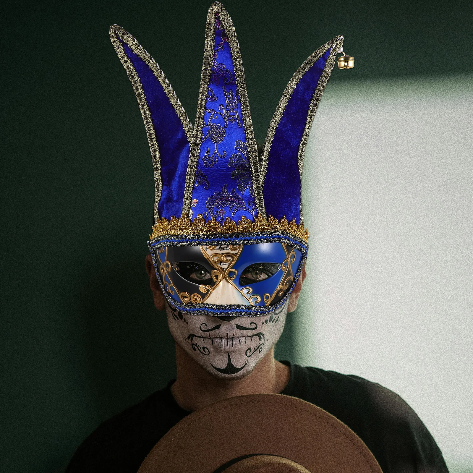

Venetian Half Face Masquerade Party Costume Mask Halloween Carnival Cosplay Ball Decorative Fancy Dress Up Prop Comfortable