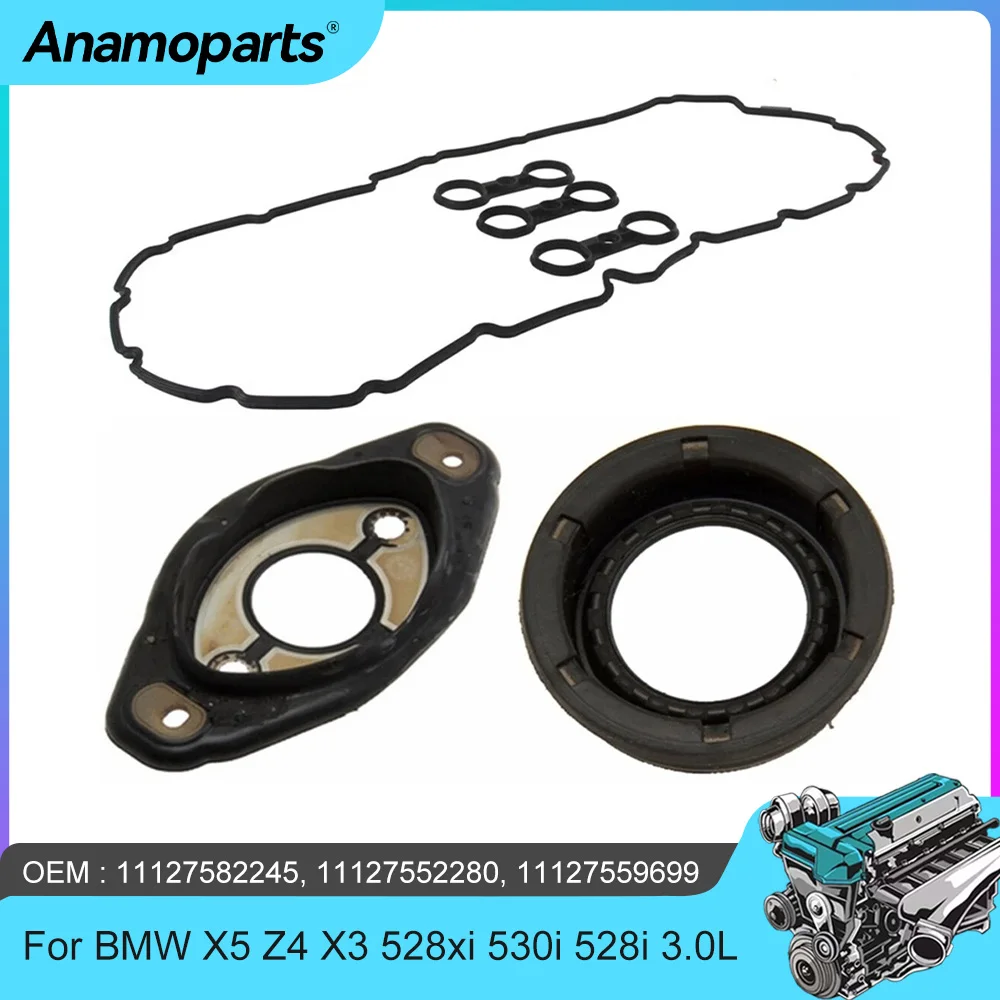 

Engine Parts Valve Cover Gasket Set Fit 2.5 3.0 L L6 Gas N52B25 For BMW E60 E82 E88 E90 E91 E92 E93 X3 X5 Z4 2.5L 3.0L