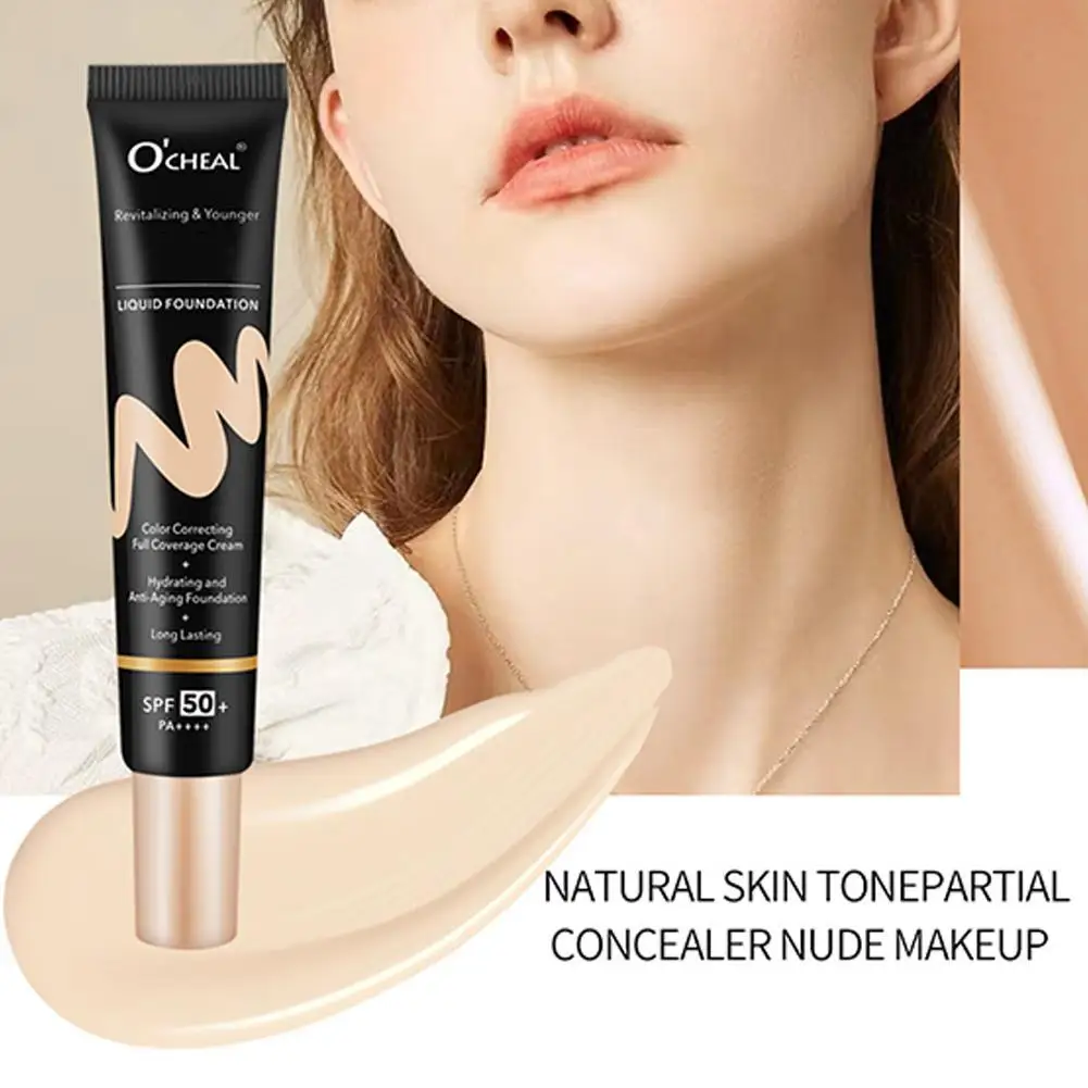 Wasserdichte Öl kontrolle BB Creme Foundation dauerhafte aufhellende Haut feuchtigkeit spendende Abdeckung Augenringe Gesicht Primer Concealer Make-up