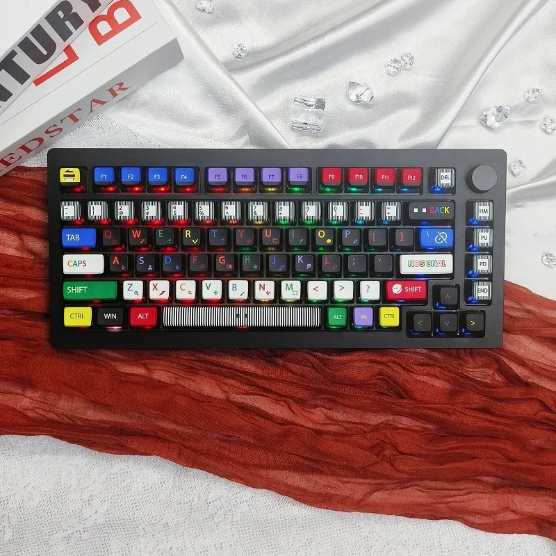 chave quatro lados diatermia sublimacao asi perfil chave tampa batom sem sinal pop citacao espaco viagem teclado mecanico keycap 120 01