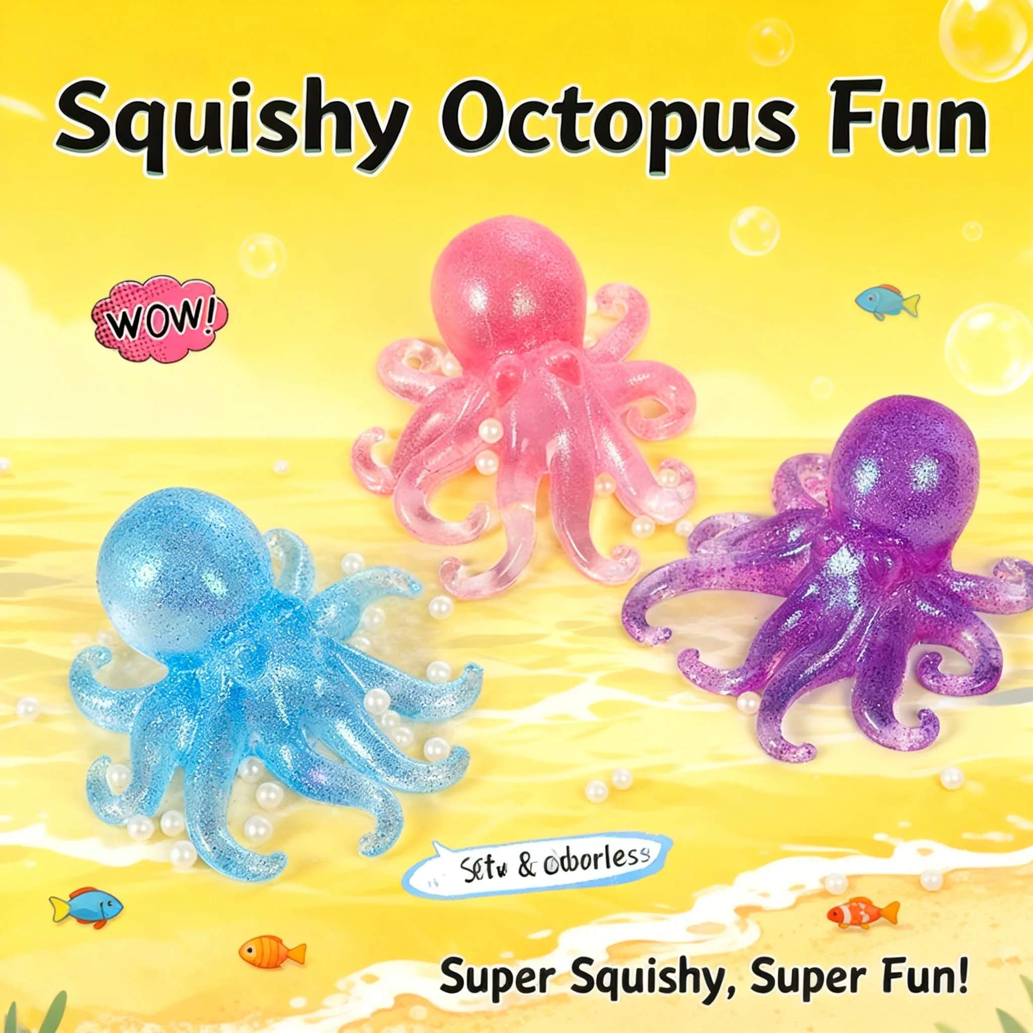 

Simulation Octopus Slow Rising Squishy Toy Stress Relief Decompression Gadget Novelty High Appearance Level