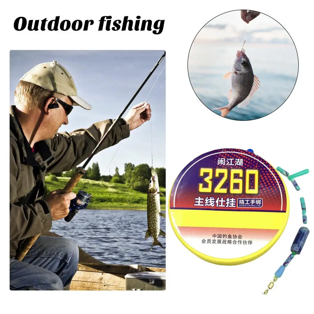 Invisible Tough Nylon Fishing Line with Fluorocarbon Coating Reduced Water Resistance Quick Water Cutting Fishing Line