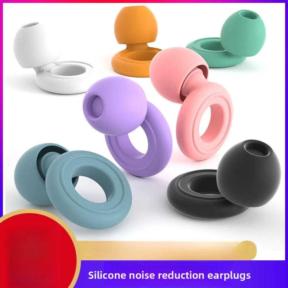 

Silicone Earplugs Specially Designed for Sleep and Sound Insulation Without HarmingEars. They Prevent Noise and Snoring At Night