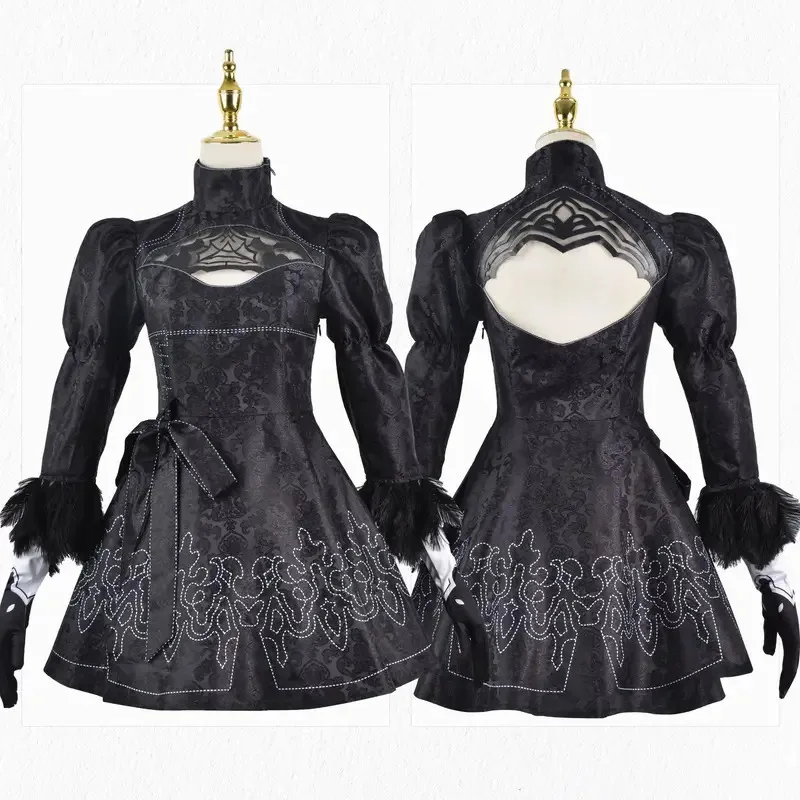 Nier Automata Косплей Костюм Yorha 2B 9S сексуальный наряд игры женские ролевые игры для девочек Хэллоуин вечерние нарядное платье костюмы