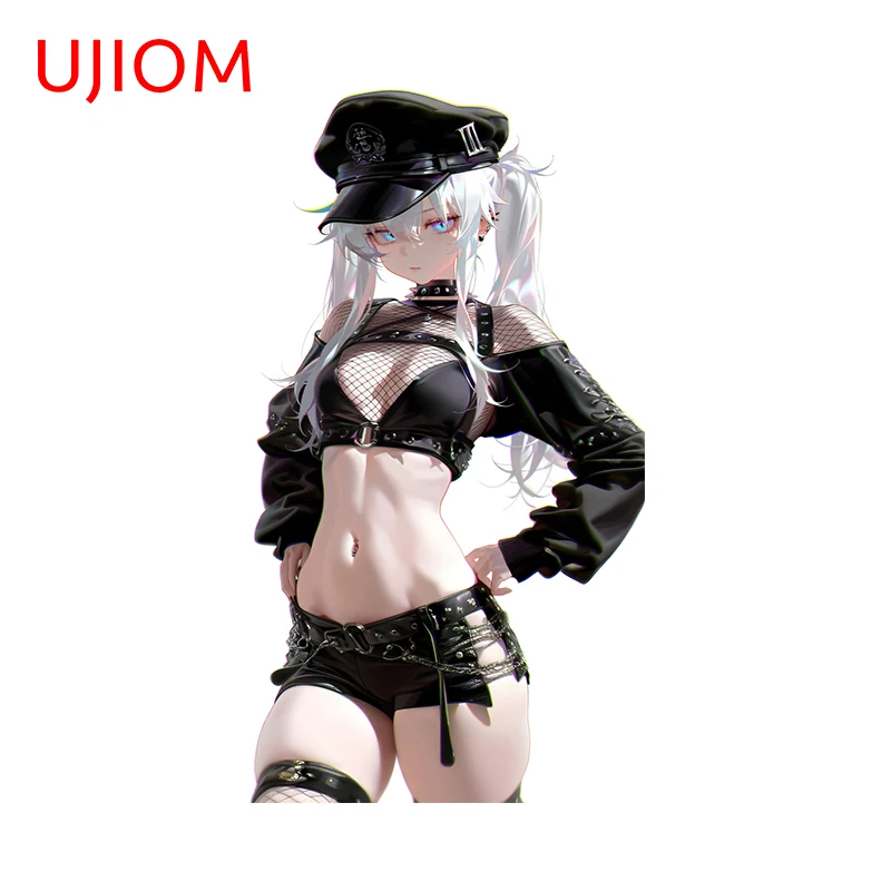 UJIOM Hibiki Seductive Anime Girl Wall Sticker Alluring Slender Waist Girl Graffiti Decals Amsuing Living Room Wallpapers