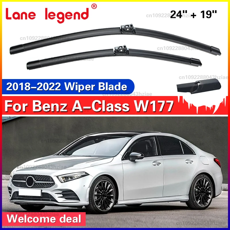 Car Front Windscreen Windshield Wiper Blade For Mercedes Benz A Class Sedan W177 2018 - 2022 A180 A200 A220 A250 Accessories