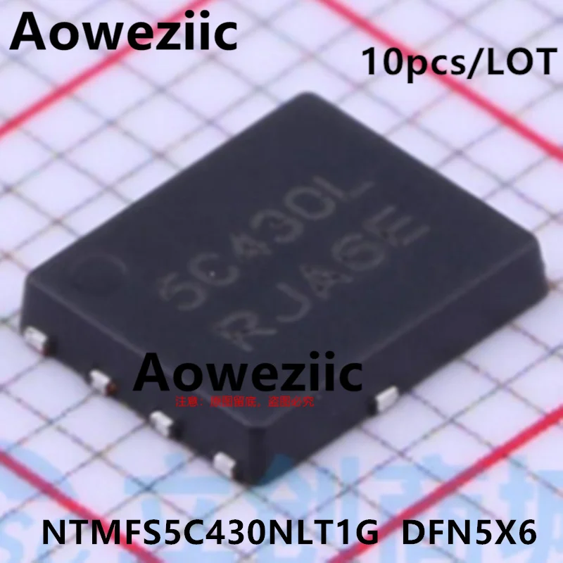 Aoweziic 2024+ 100% Nuovo Originale NTMFS5C430NLT1G 5C430L DFN5X6 Transistor MOSFET a canale N 40V 200A