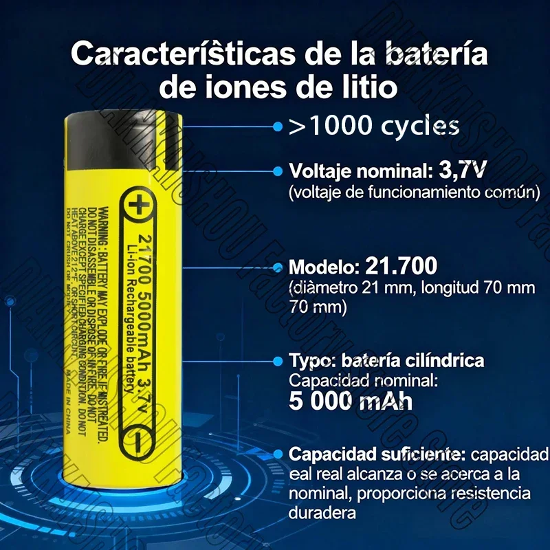 4-100 قطعة الأصلي 3.7 فولت 21700 5000 مللي أمبير ليثيوم لون بطارية قابلة للشحن ماكس 45A التفريغ المستمر سباق نموذج البطارية لسامسونج