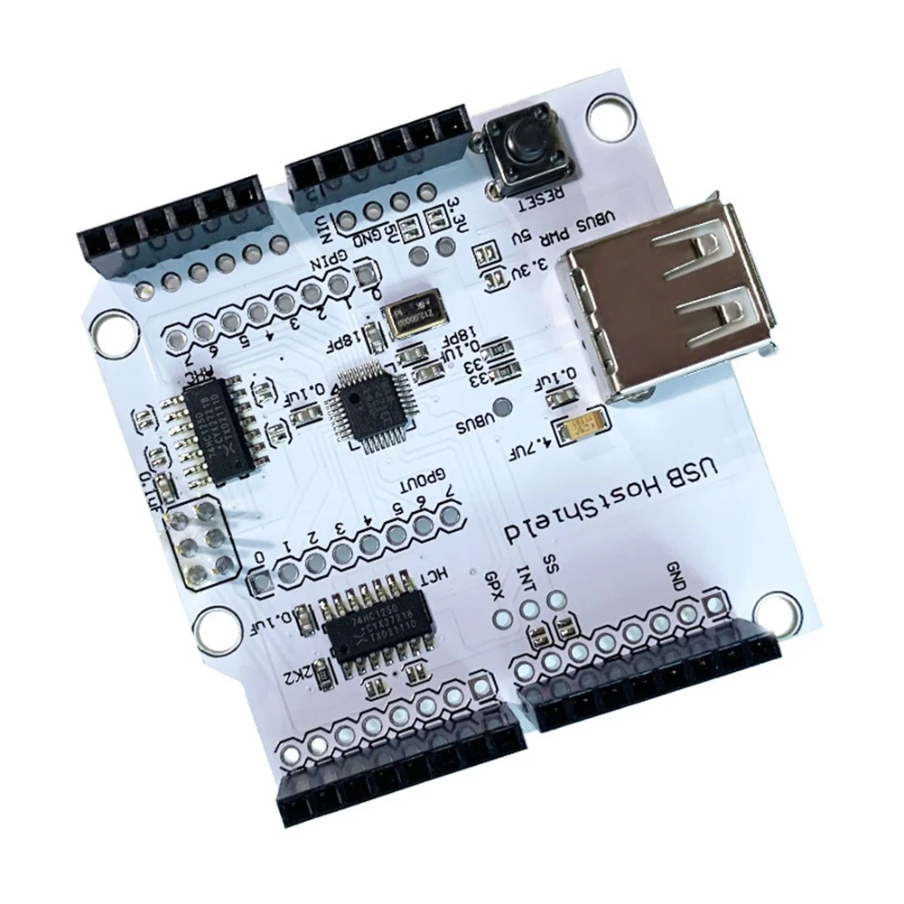 

Щит хоста MAX3421 USB 2,0 для Arduino UNO MEGA ADK, совместимый с Android ADK, плата электронного модуля «сделай сам»