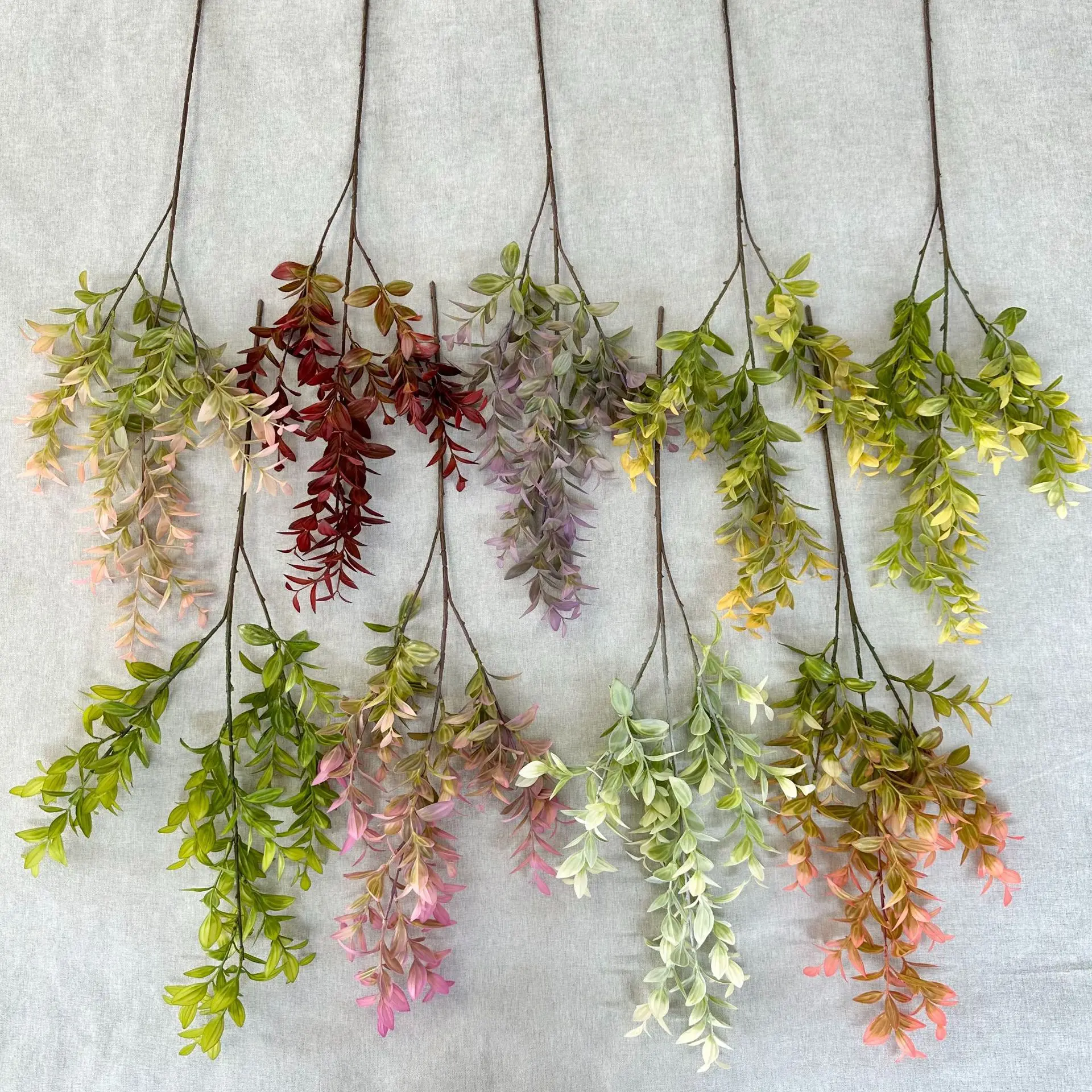 

New simulation flowers Sydney single vanilla leaves living room ornaments fake flowers wedding curb decoration