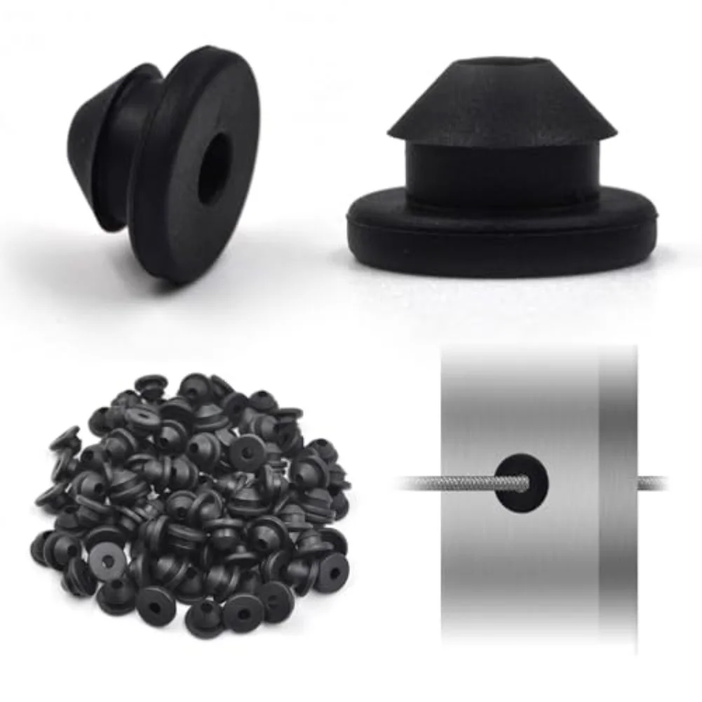 Weather Resistant Rubber Grommets Cable Clip Post Hole Seal Cable Grommets Post Hole Protector Weather Resistant UV Resistant
