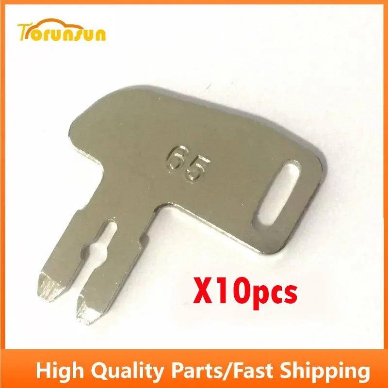 10pcs Master Battery Disconnect Key K2C166 For Komatsu