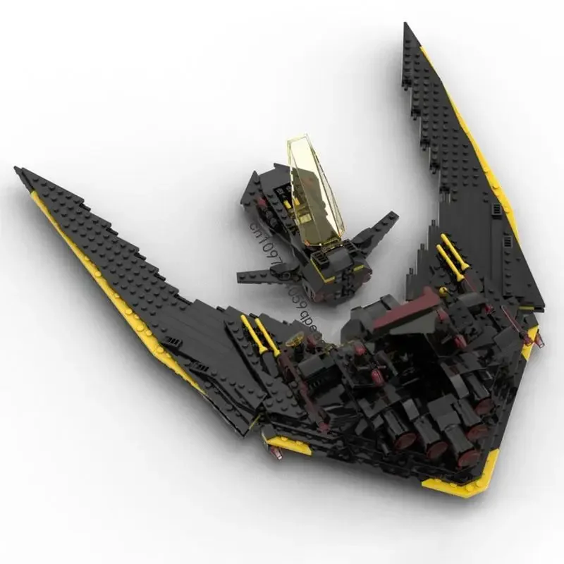 Nieuwe 851 Stuks Populaire Space Technology Serie Moc Assault Falcon V2 Model Aangepaste Puzzel Creatieve Ideeën Kid Speelgoed Verjaardagscadeau