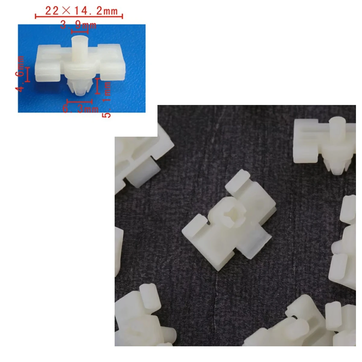 50/100/500 Pcs OEM Quality Lower Ledge Moulding Clips Retainer 006-988-30-78 0069883078 For A 20201 for Mercedes Benz W124