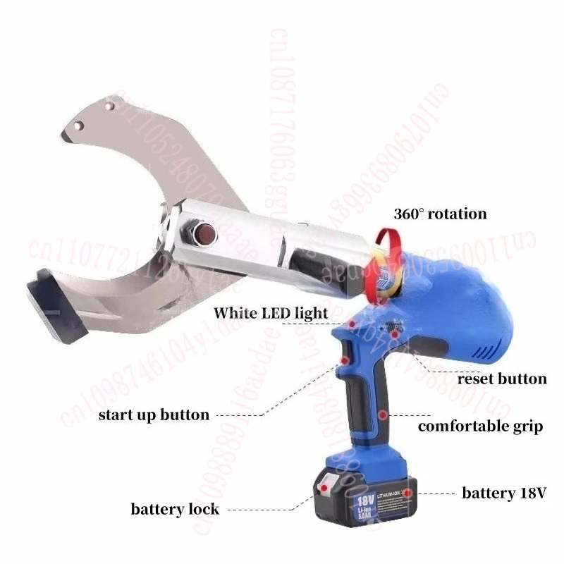 E-Z-65C ليثيوم الكهربائية الهيدروليكية القص EZ-120C كابل شحن القص EZ-135C الكهربائية الترباس القاطع EZ-105C مقص الكابلات EZ-85C