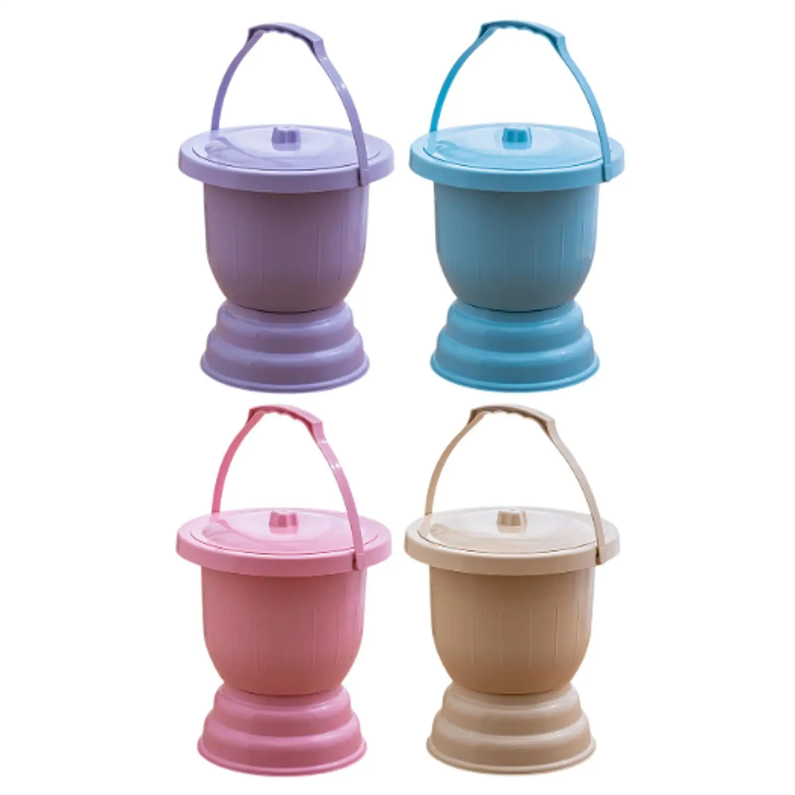 

Камерный горшок, ночной контейнер для мочи, утолщенный бытовой ночной писсуар, горшок для туалета, ведро для мочи для кемпинга, дома, путешествий, автомобиля для пожилых людей