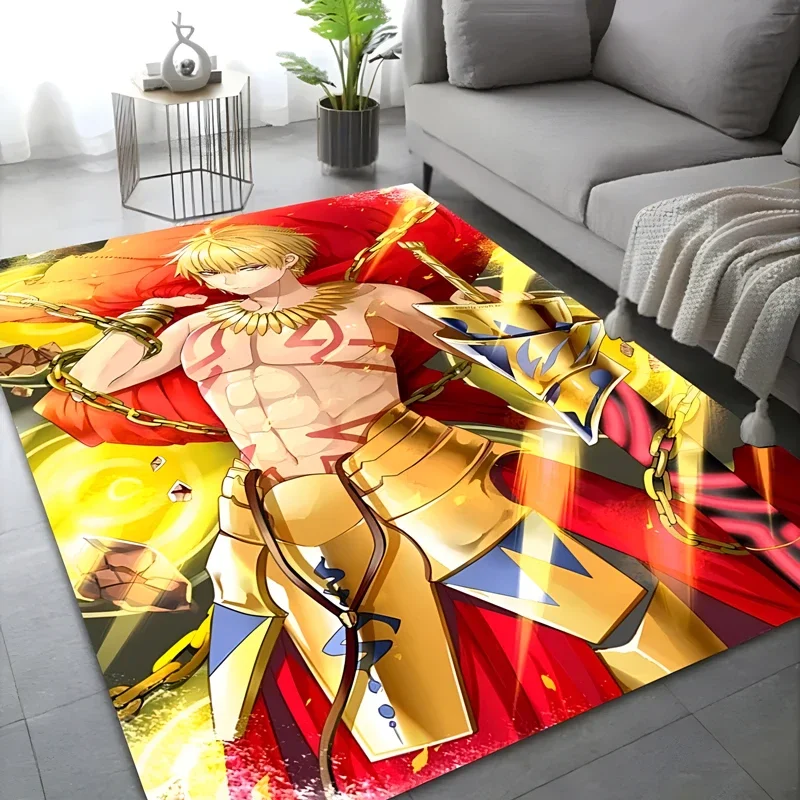 

3D cartoon samurai pattern carpet, living room bedroom housewares baby mat bathroom accessories kitchen carpet birthday present