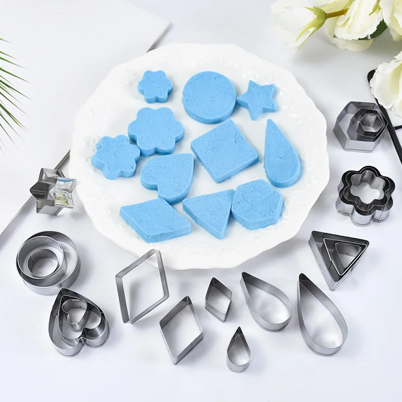 

1set Stainless Steel Cookie Cutter Mould Biscuit Mold Party Supplies Fondant Pastry Cake Decorate Baking Tools Kitchen Bakeware