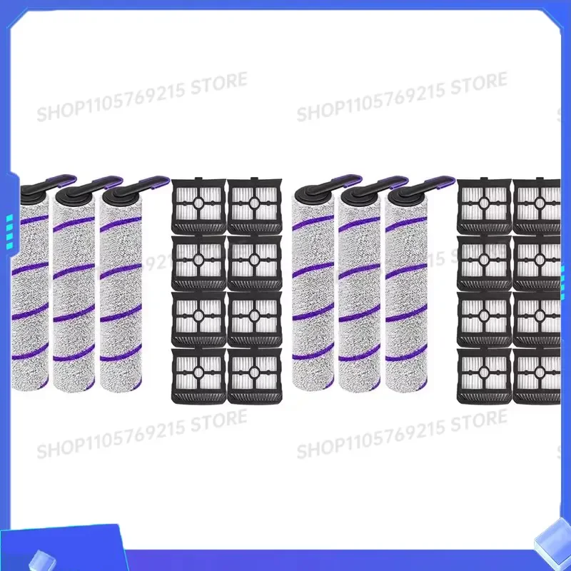 A76G-2 Set for Narwal S20 Pro Rowenta X-Clean 10 Vacuum Mop Accessories Roller Brush Hepa Filter Replacement Parts