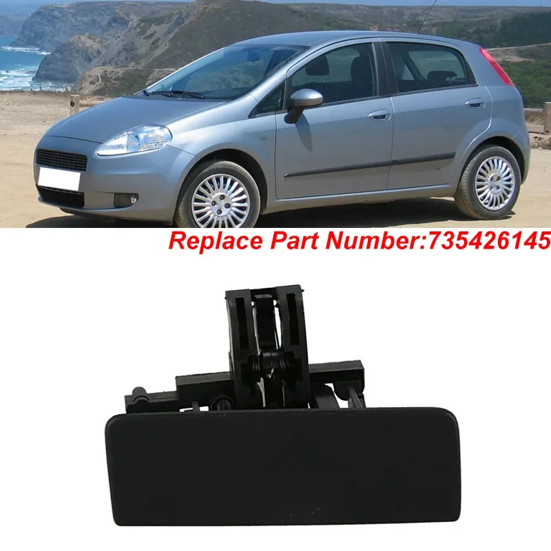 735426145 Car Front Black Glove Box Front Lid Handle Catch For Fiat Grande Punto 2005-2009 Auto Interior Inner Repalcement Parts