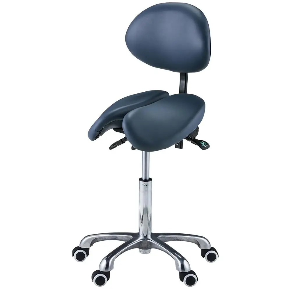 

Ergonomic Swivel Chair with Adjustable Seat and Backrest, Blue