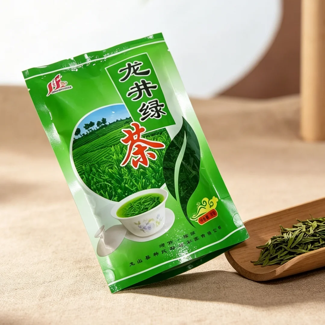 250g Chinese Oolong green black white tea Zipper Bags Fuding BaiHao Silver Needle White Tea Recyclable Sealing Packing Gift Bag