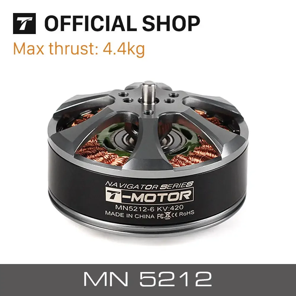 T-MOTOR MN5212 KV340 KV420 brushless motor aircraft electric 3-6S Lipo 550w dc drone Accessories