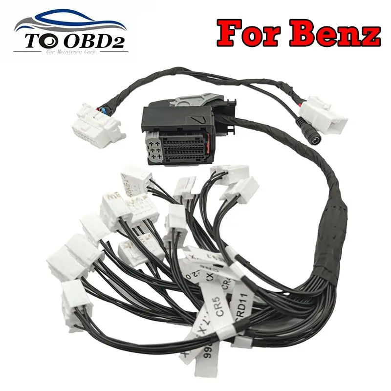 Newest for Mercedes-Benz Engine Computer Adapter Engine Computer Erasing Clear Data Testing OBD2 Interface Cables