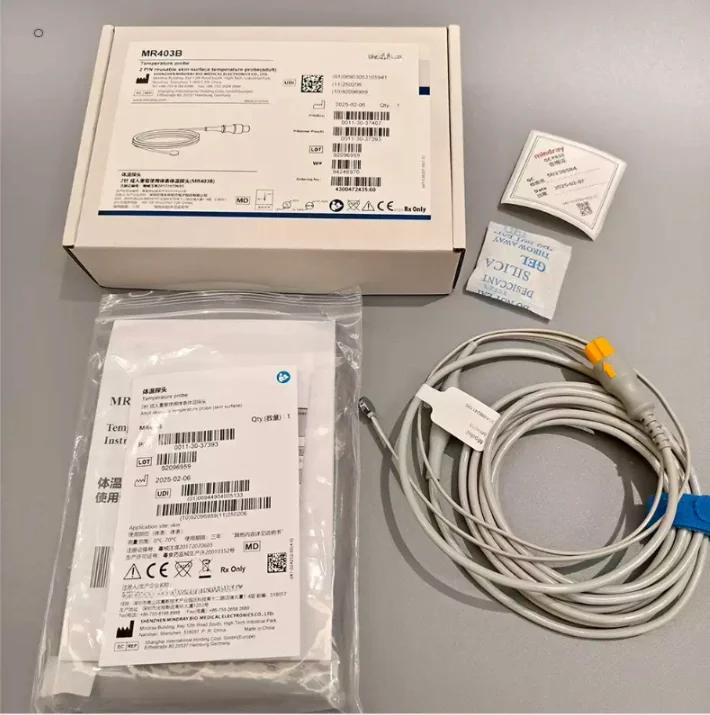 FOR Mindray 2-Needle Adult Repeated Surface Temperature Probe Underarm MR403B 0011-30-3739 3