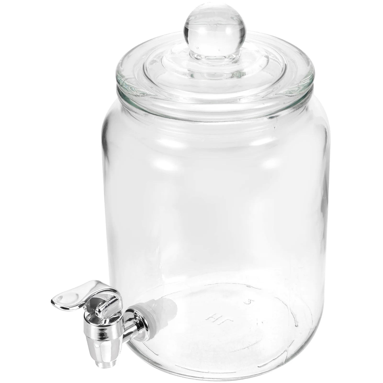 

Jar with Abs Spigot Glass Spout Dispenser Jug Lid Beverage Dispensers Liquid Juice Jars Bottle Water Container Tap